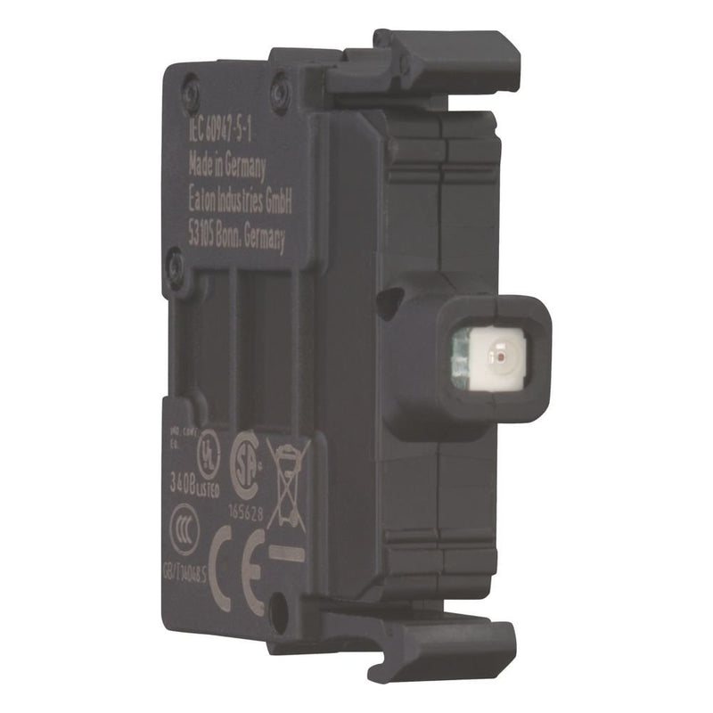 Eaton - Lampenfassungsblock für Befehls- und Meldegeräte Leuchtelement Frontbefest. M22-LED12-R 12V Schraubanschluss