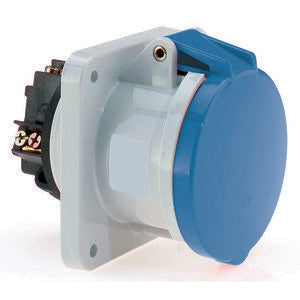Bals Elektrotech - CEE-Anbausteckdose (IEC 60309) Anbausteckdose GT gerade 1307 63A 3p 230V 6h IP44