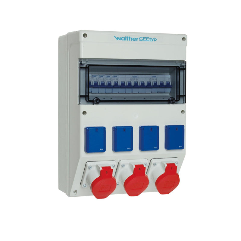 Walther Werke - CEE-Steckdosen-Kombination (IEC 60309) Steckdosenkombination 6820306 SK II