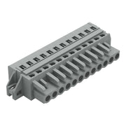 WAGO - Kabelsteckverbinder für Leiterplattensteckverbinder 1-Leiter-Federleiste 231-112/027-000 CAGECLAMP,2,5 mm²,gr − 25 Stück