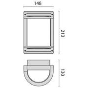 Performance in Light - Decken-/Wandleuchte Wandleuchte NIKKO+ 21 1x60W gr