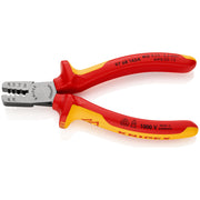 Knipex - Presswerkzeug Kabelschuhe/Verbinder, Aderendhülsen, Schirmanschluss Crimpzange 97 68 145 A 145mm