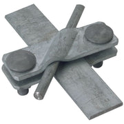 DEHN - Verbinder für Blitzschutz SV-Klemme St/tZn SVK7.107.10FL30STTZN f. Rd 7-10/10mm