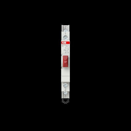 ABB Stotz S&J - Taster für Reiheneinbau Taster E215-16-11C rot