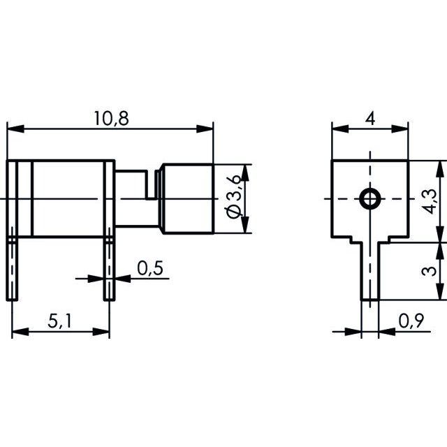 Telegärtner - Koax-Steckverbinder Kabelwinkelanschluß LPT SN 100021309 G7 (RG316/U) − 5 Stück