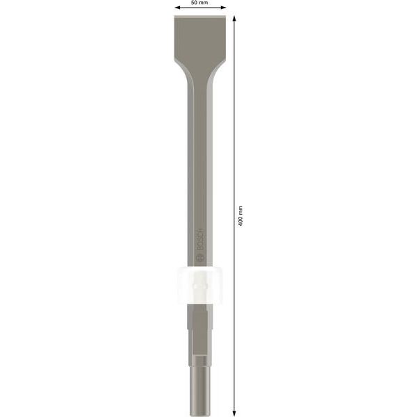 Bosch Power Tools - Maschinenmeißel PRO HEX 19-4C Spatmeißel, 1618630007 50 x 400 mm  − 1 Stück
