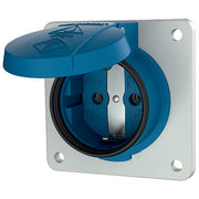 Mennekes - Schutzkontakt-Anbausteckdose SCHUKO blau 11331F 16A2p+E230V, IP54