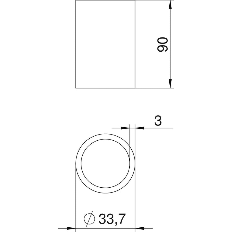 OBO Bettermann Vertr - Abstandshülse Distanzhülse DHI 090 für isolierte Decken − 14 Stück