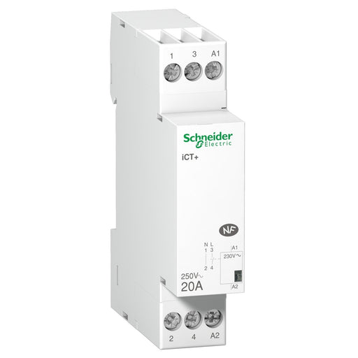 Schneider Electric - Installationsschütz für Reiheneinbau Hochleistungschütz A9C15030 20A CT+1S