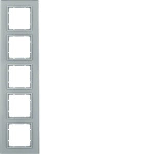 Berker - Abdeckrahmen Glasrahmen 10156414 5fach − 1 Stück by Berker
