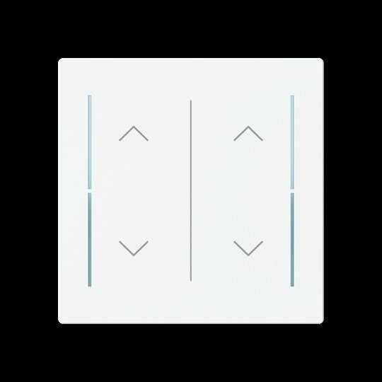 Busch-Jaeger - Bussystem-Tastwippe Abdeckung als Wippe LFAW/A.2.70.11-44m 2f. Symbol Auf/Ab