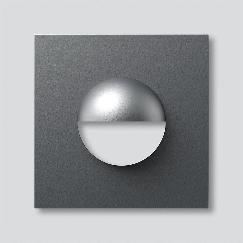 Siedle&Söhne - Zubehör/Ersatzteile für Türkommunikation Blendrahmen BMM 611-DG Dunkelgrau-Glimmer