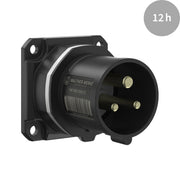 Walther Werke - CEE-Gerätestecker (IEC 60309) CEE NEO Anbaugerätestecker FW612312CC gerade 16A 3P 12h