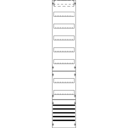 Striebel&John - Verteilerfeld für Installationsverteiler Verteilerfeld FV19S mit SaS 9RE