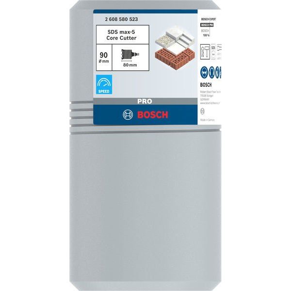 Bosch - Bohrkrone PRO SDS max-5 Bohrkrone, 2608580523 90 x 80 x 100 mm