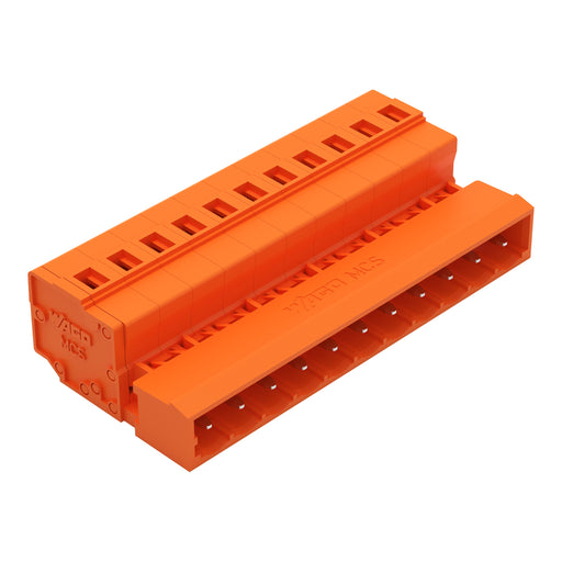 WAGO - Kabelsteckverbinder für Leiterplattensteckverbinder 1-Leiter-Stiftleiste 231-641 CAGECLAMP,2,5mm²,or − 25 Stück