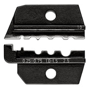 Knipex - Einsatz für Presswerkzeug Kabelschuhe/Verbinder, Aderendhülsen, Schirmanschluss Crimpeinsatz 97 49 10 für Kabelschuhe
