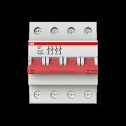 ABB Stotz S&J - Schalter für Reiheneinbau Trennschalter E204/32R Schaltgriff rot