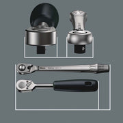 Wera - Umschaltknarre Zyklop Metall-Knarre 004034 3/8"x222,0mm