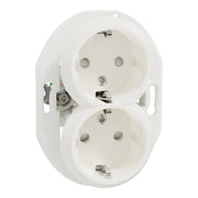 Elso - Steckdose Doppelsteckdose WDE011122 weiß