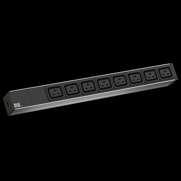 Bachmann - Power distribution unit (PDU) 19Zoll Steckdosenleiste 8f 333.815 1HE, mit Klemme