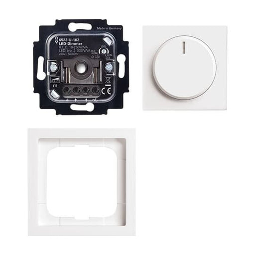 Busch-Jaeger - Dimmer Drehdimmer 6523 UJ-84-102 UP alpinweiß