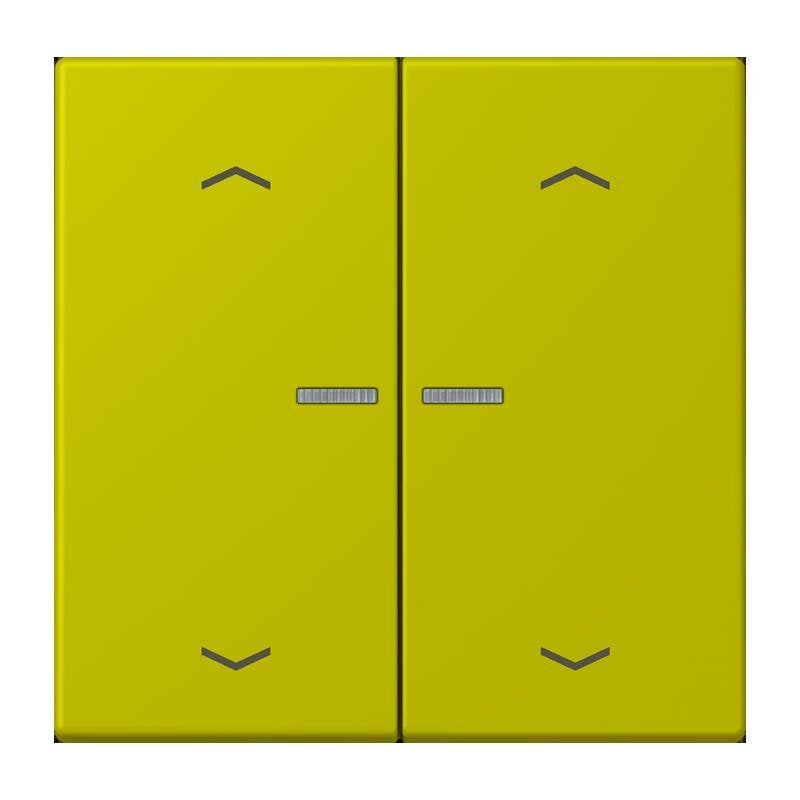 Jung - Bedienelement intelligent Taster mit Pfeilsymbolen BT LC 17102 P 249 vert olive vif