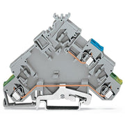 WAGO - Initiator/Aktor-Reihenklemme Aktorenklemme 280-593 0,08-2,5mmq grau − 10 Stück