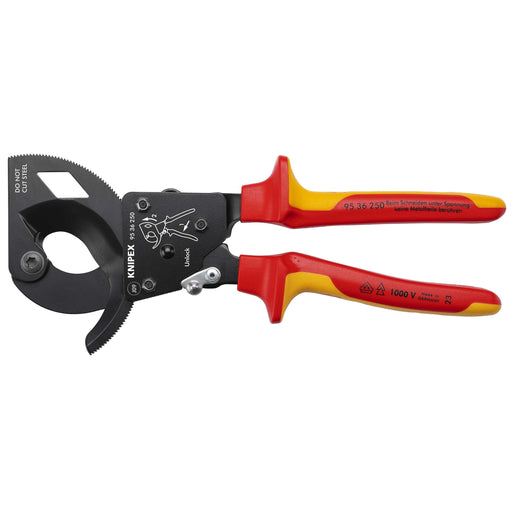 Knipex - Kabelschere Kabelschneider 95 36 250 isoliert, 250mm