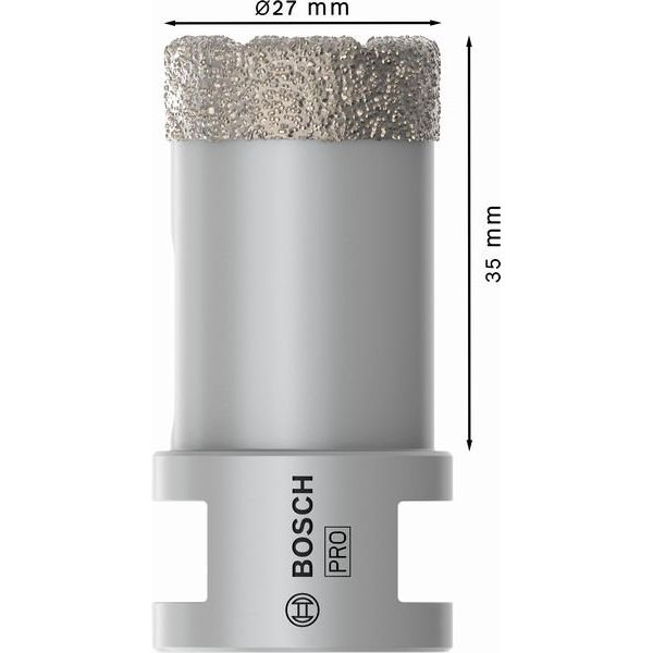 Bosch - Bohrer PRO Ceramic dry 2608587118 Trockenbohrkrone 27