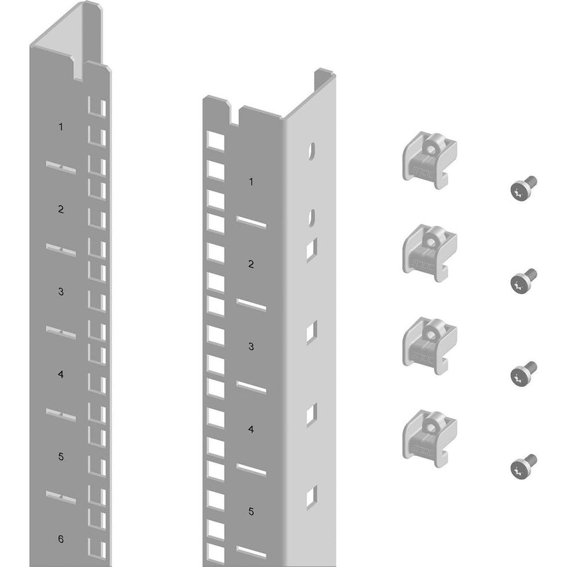Enoc - Komponente für den Ausbau (Schaltschrank) Profilpaar 42 HE PR 42 X1 75x65x1915 galv
