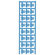 Weidmüller - Kabelmarkierungssystem Leitermarkierer SFC 2.5/21 MC NE BL 21x9,3mm,blau − 120 Stück