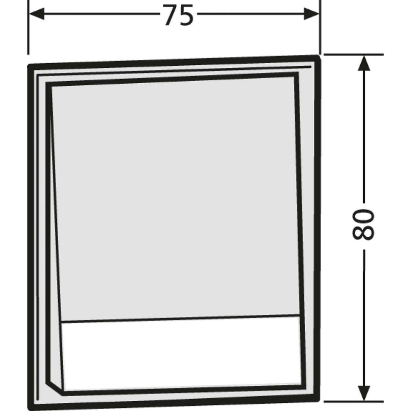 Renz Metallwaren - Funktionsmodul für Türkommunikation Klingelmodul 97-9-85269 ws mit 1 Klingeltaster