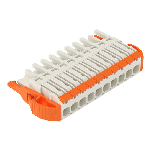 WAGO - Kabelsteckverbinder für Leiterplattensteckverbinder Federleiste 1-Leiter Hebel 2721-1110/037-000 Push-in Cage Clamp − 50 Stück