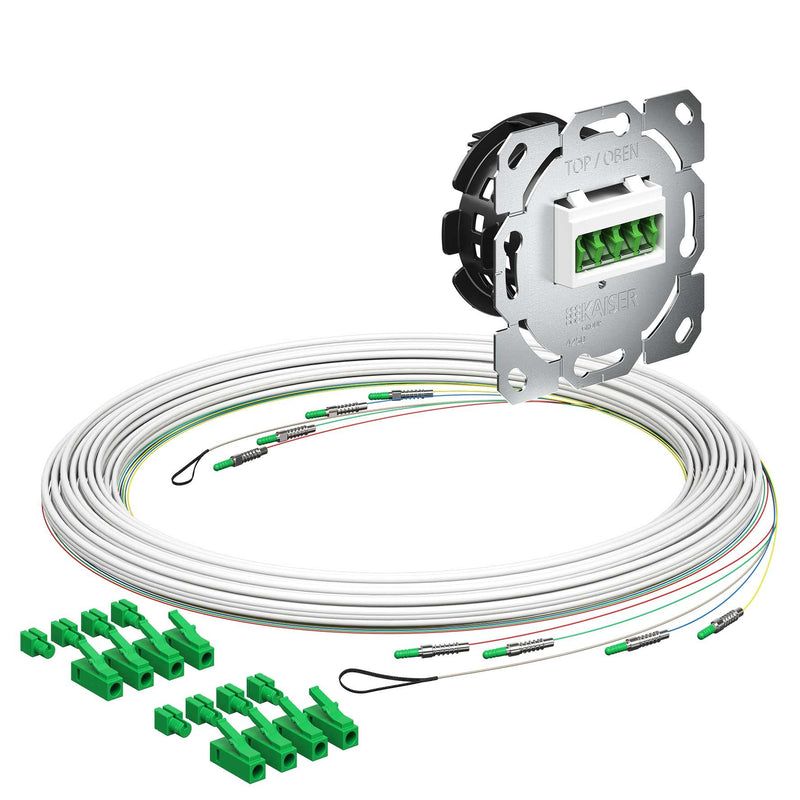Kaiser - Kommunikationsanschlussdose LWL Teilnehmeranschluss 4250034 Gf-TA E3S Connect