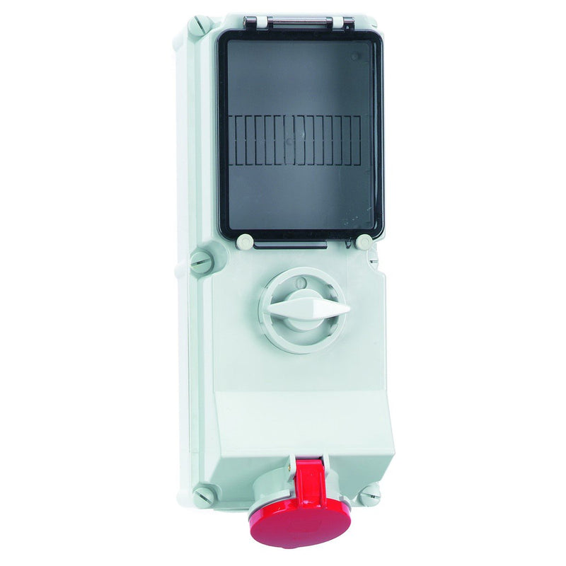 Bals Elektrotech - CEE-Steckdose abschaltbar, abgesichert (IEC 60309) Wandsteckdose abschaltbar 17058 abgesichert 32A 5p