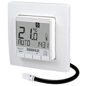 Eberle Controls - Raumthermostat/Uhrenthermostat UP-Uhrenthermostat FIT 3 F / weiß