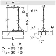 Zumtobel Group - Downlight/Strahler/Flutlicht LED - Strahler SCENO 1X14 #42949772 940, ws