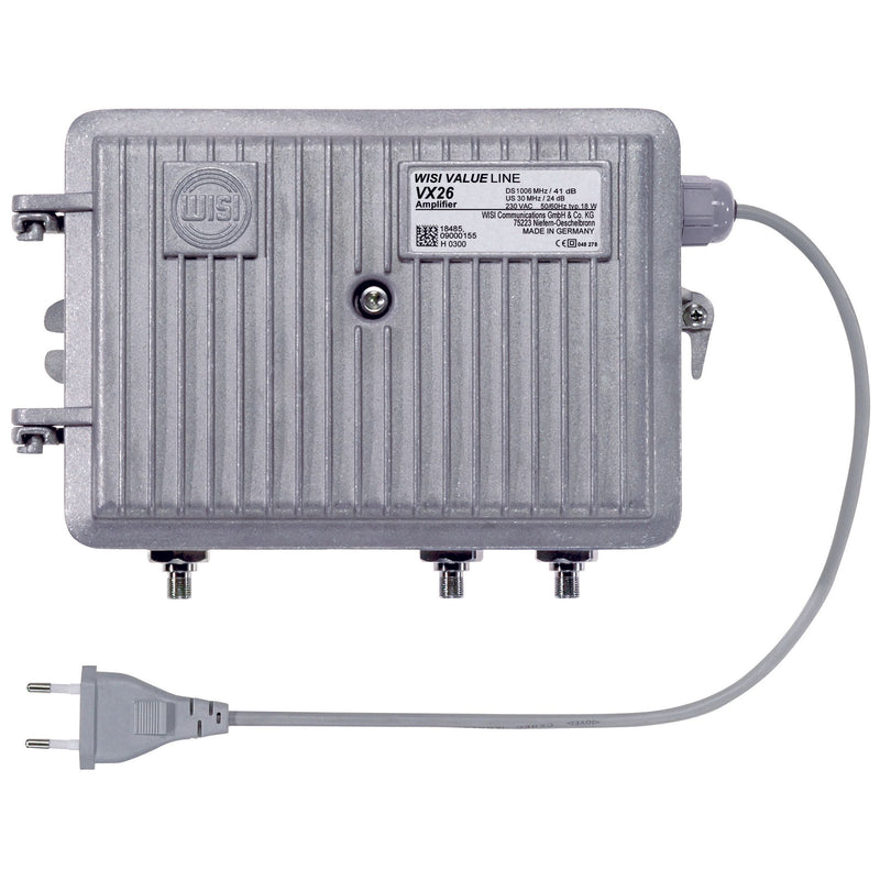 Wisi - BK-Verstärker Hausanschlussverstärker VX 26 H 0650 41 dB, ortsgespeist