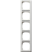 Gira - Abdeckrahmen 5-f.rw mt 111527 schriftf. senkr