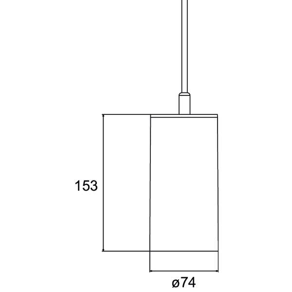 Brumberg Leuchten - Pendelleuchte LED-Pendelleuchte direkt 88875164 Pendellänge 5m