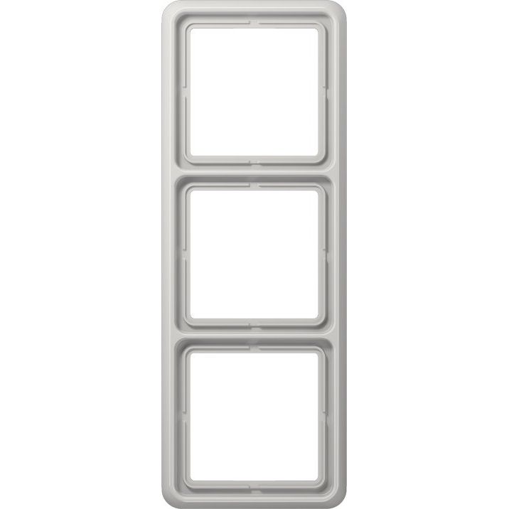 Jung - Abdeckrahmen Rahmen 3-fach lgr CD 583 LG waage/senkrecht