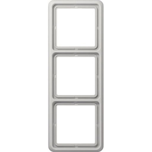 Jung - Abdeckrahmen Rahmen 3-fach lgr CD 583 LG waage/senkrecht