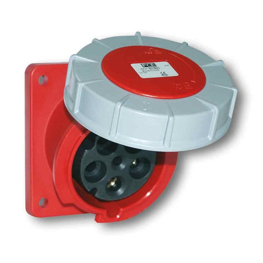 Gifas Electric - CEE-Anbausteckdose (IEC 60309) CEE-Einbaudose vollgummi 306359.IP67 400V,63A,5pol,6h