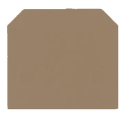 Weidmüller - Abschluss- und Zwischenplatte für Reihenklemme Abschlussplatte AP SAK4-10 DB 40x1.5mm dunkelbeige − 20 Stück