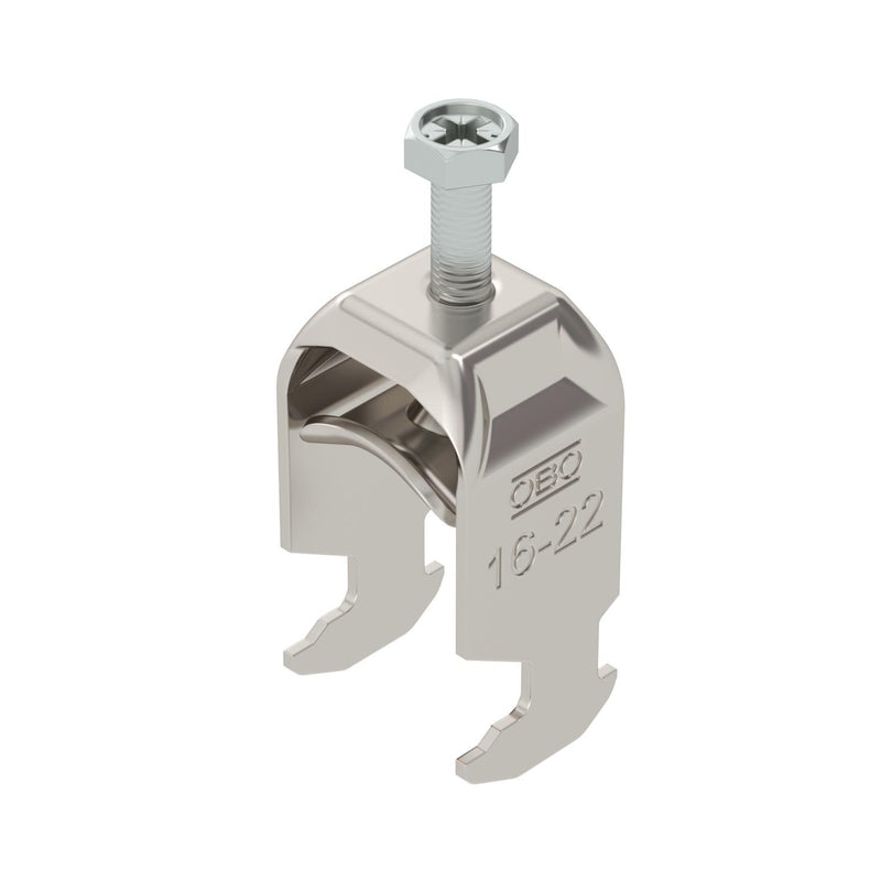 OBO Bettermann - Bügelschelle BS-H1-M-22 A4 16-22mm − 25 Stück