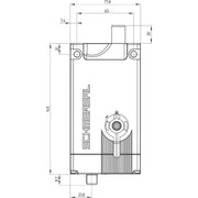 Schmersal - Positionsschalter mit Zuhaltung Sicherheitszuhaltung AZM400Z-ST-I2-1P2P-T