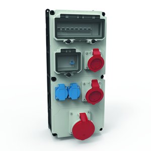 Bals Elektrotech - CEE-Steckdosen-Kombination (IEC 60309) Steckdosen-Kombination 89095 Größe XL