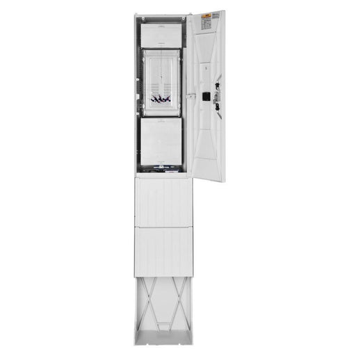 GSAB Elektrotechnik - Zähler-Komplettschrank Zähleranschlusssäule 49.00.1P11HSA Mainova 1Z-o.TSG