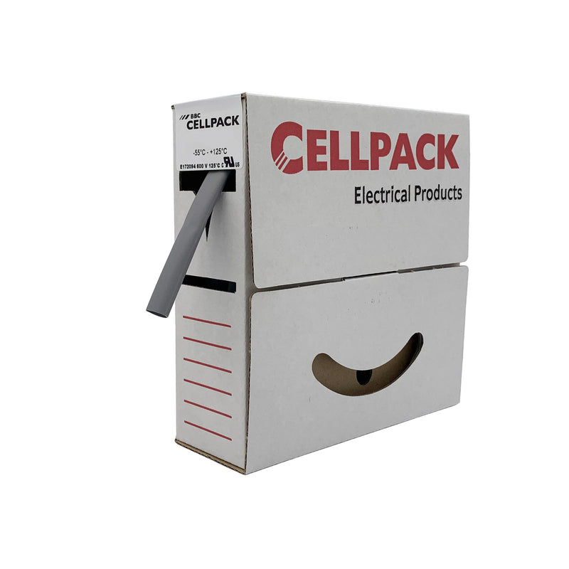 Cellpack - Schrumpfschlauch Warmschrumpfschlauch SB/3.2-1.6/grau/15m in Abrollbox